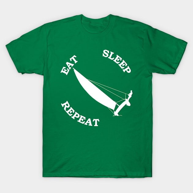 Eat Sleep Sailing Repeat T-Shirt by der-berliner